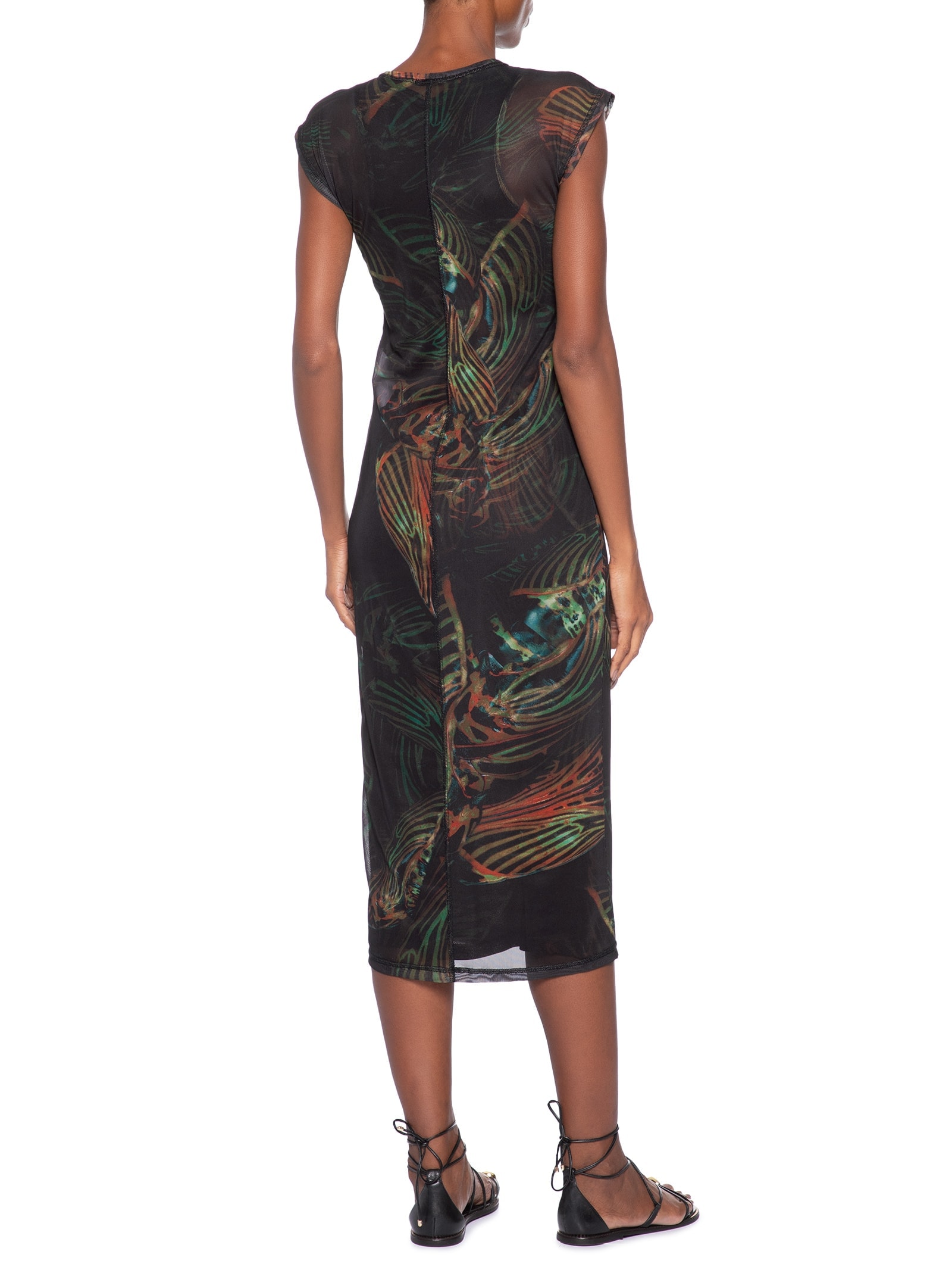 Vestido Sleeveless Tule Pupa Preto Osklen