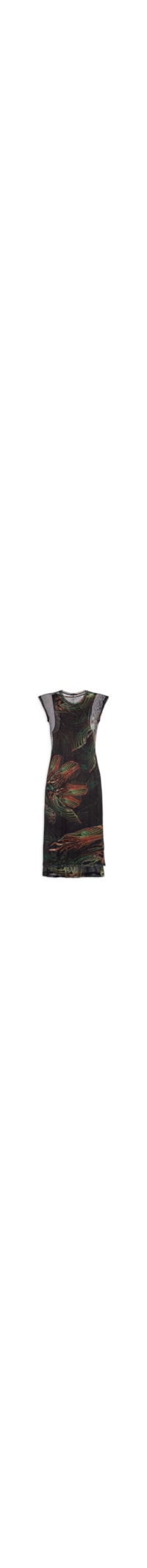 Vestido Sleeveless Tule Pupa - Preto