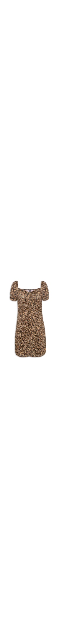 Vestido Slim Curto - Animal Print