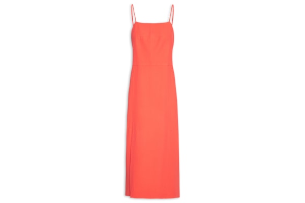 Vestido Slip Crepe - Laranja