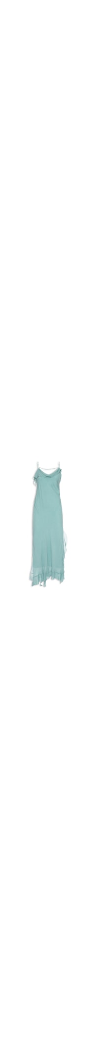 Vestido Slip Desconstruído Náutico - Azul