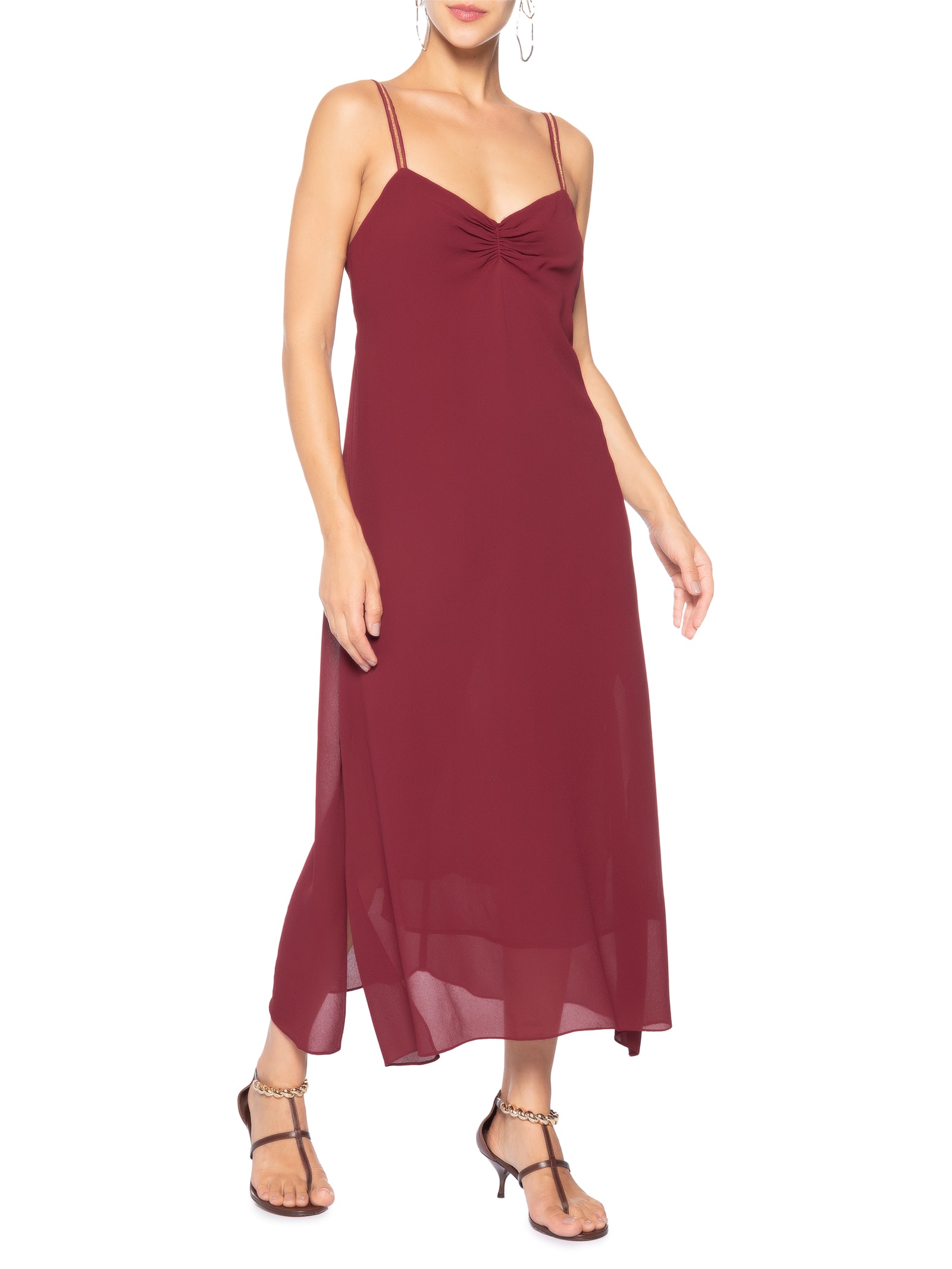 Vestido Slip Dress Wing Vermelho Animale