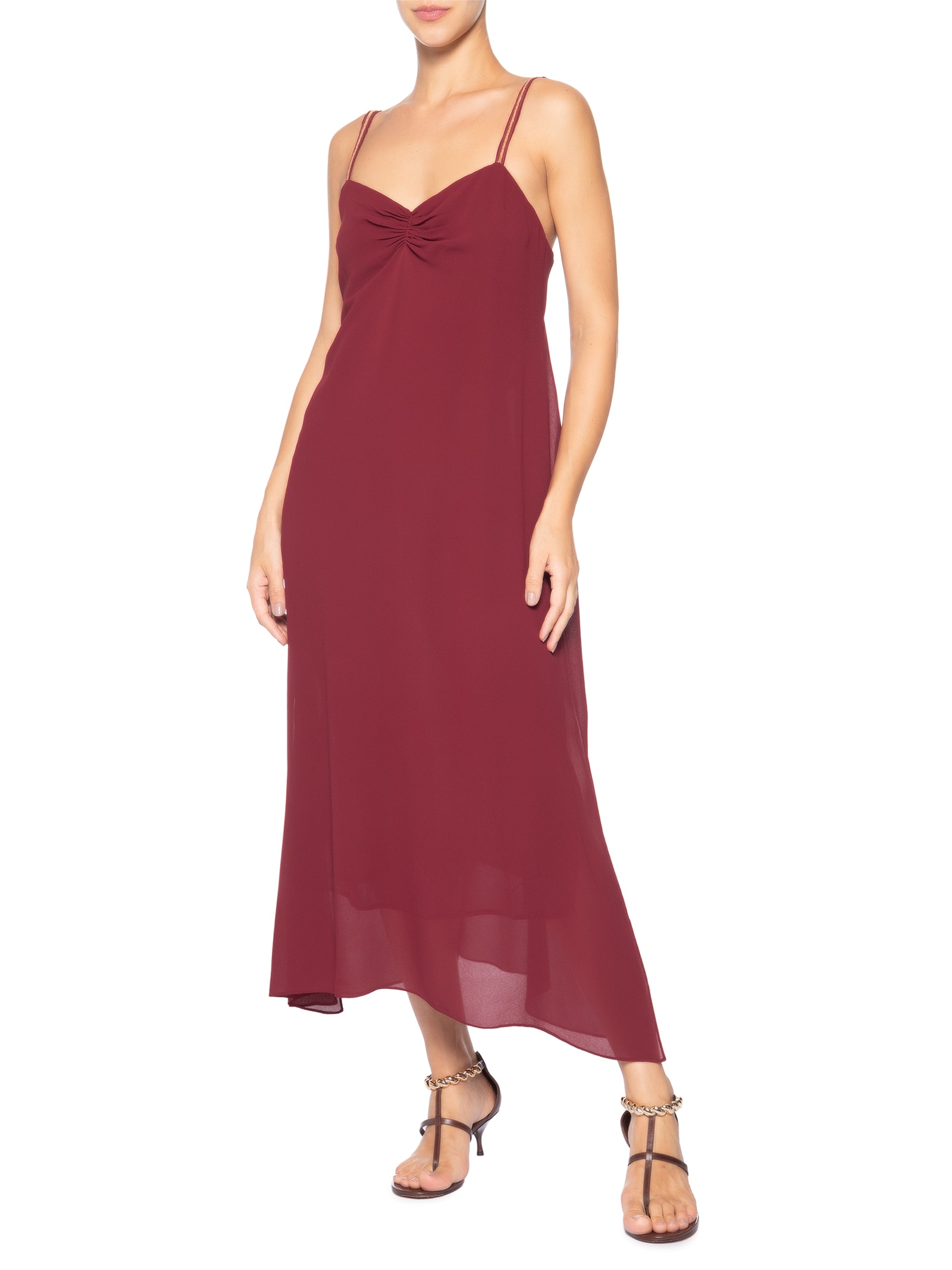 Vestido Slip Dress Wing Vermelho Animale