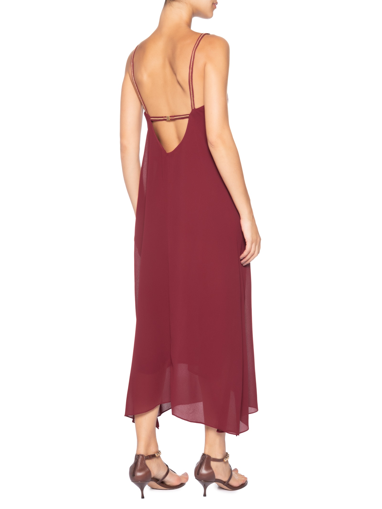Vestido Slip Dress Wing Vermelho Animale