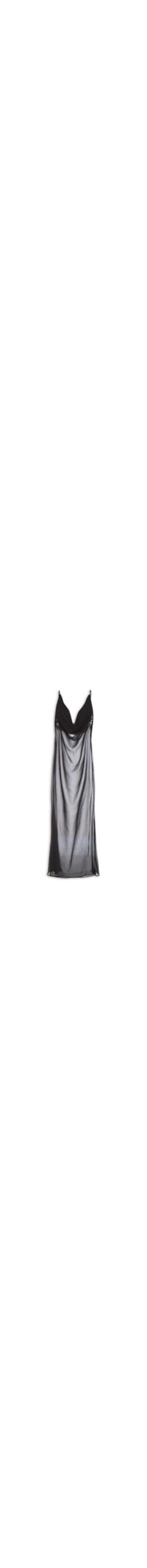 Vestido Slip Longo - Preto