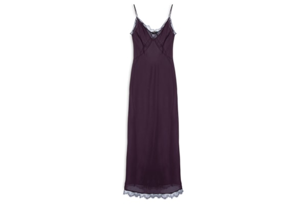 Vestido Slip Rendinha - Vermelho