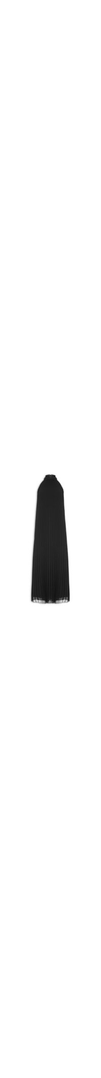 Vestido Smoking Nadador Plisse - Preto