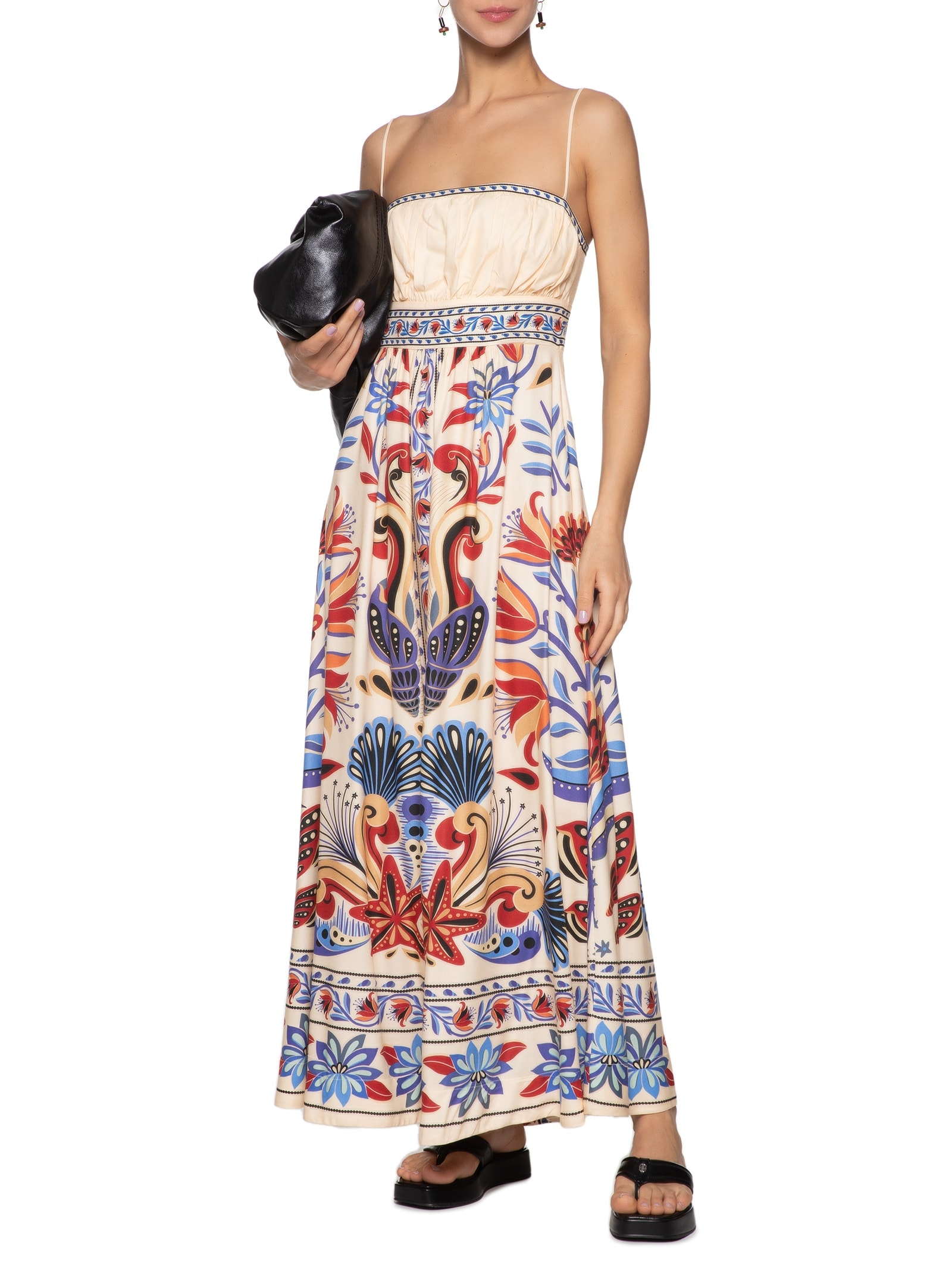 Vestido Sonho De Mar Azul Farm