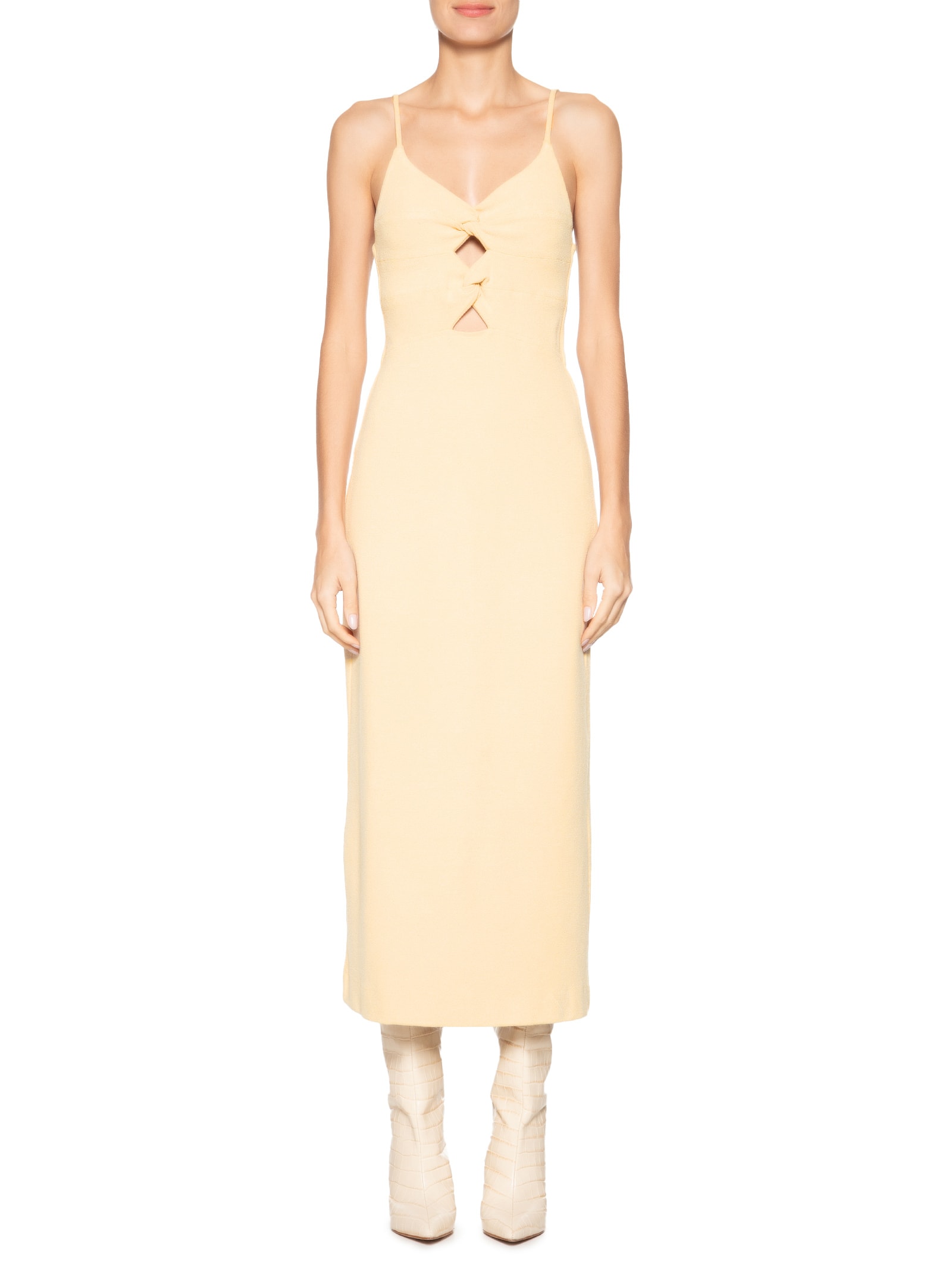 Vestido Sponge Detalhe Nós Clara Bege Animale