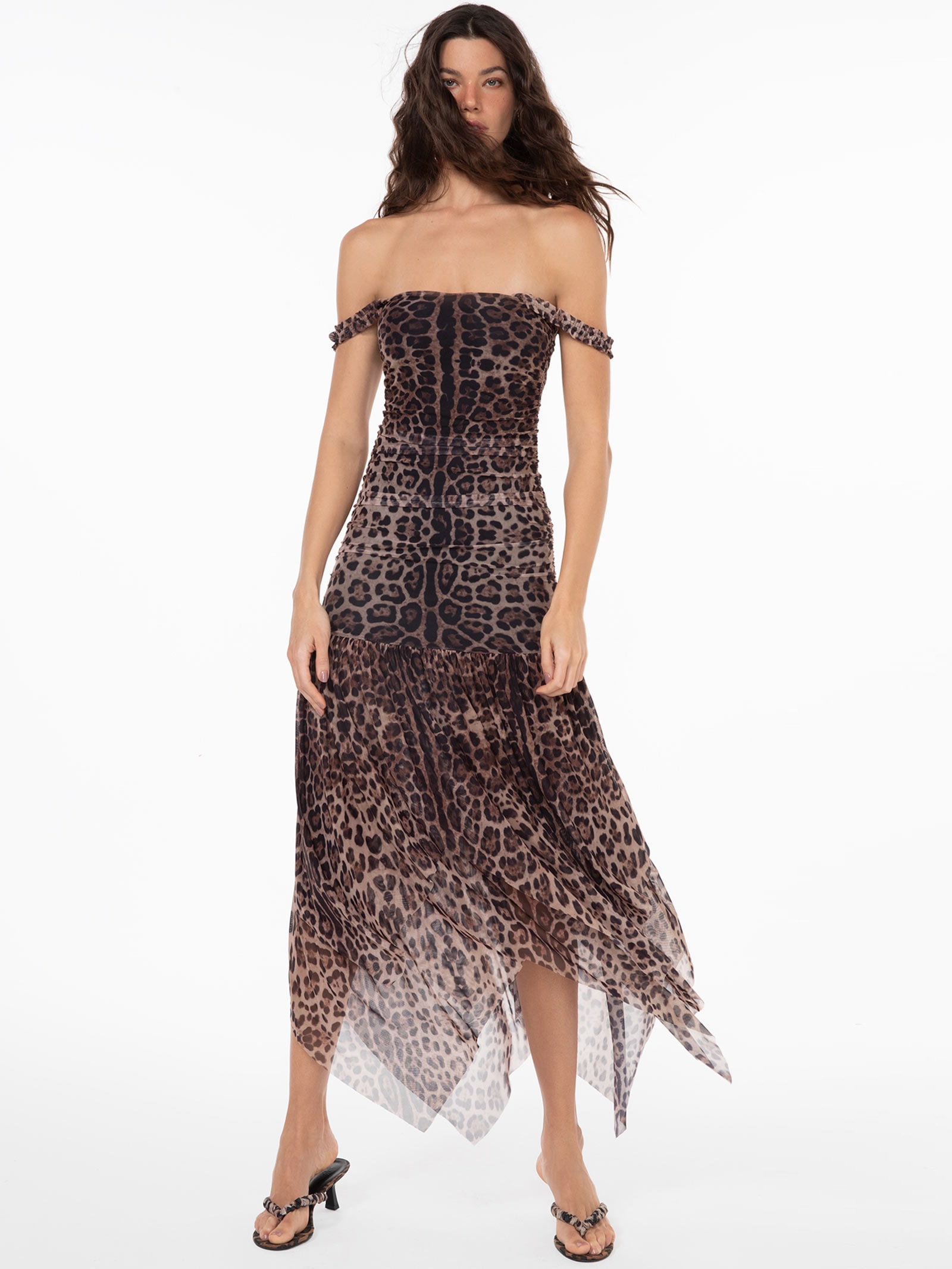 Vestido Stela Animal Print Triya