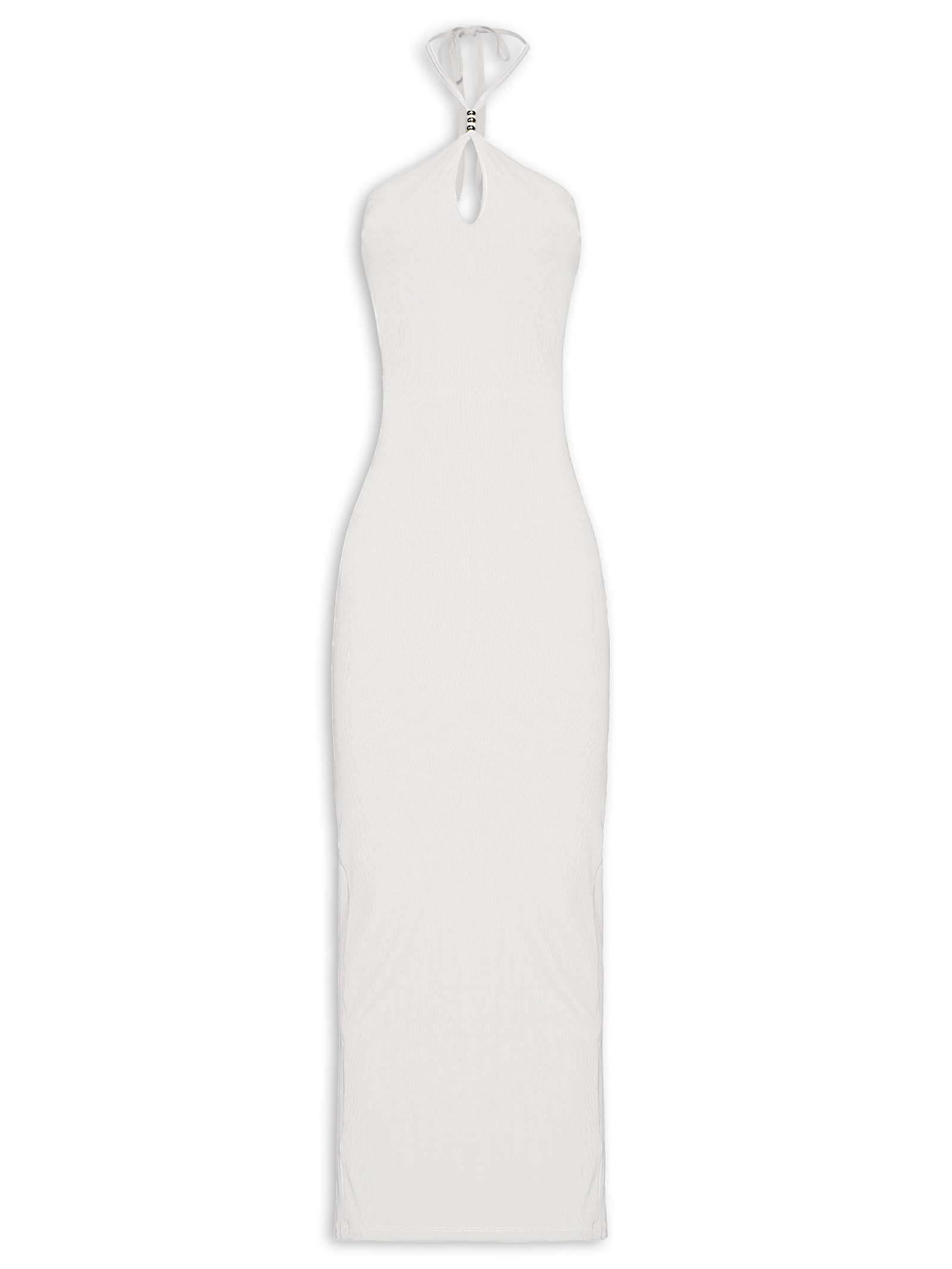 Vestido Super Longa De Alça Branco My Favorite