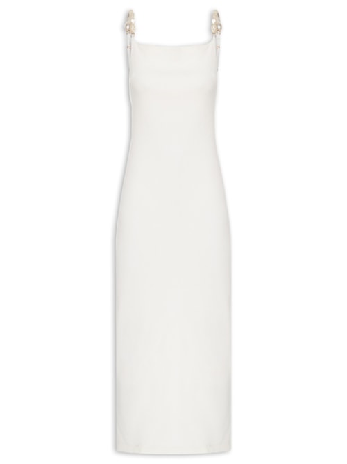 Vestido Super Midi Alça – Branco