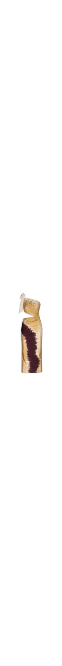 Vestido Super Midi Com Estampa - Vermelho