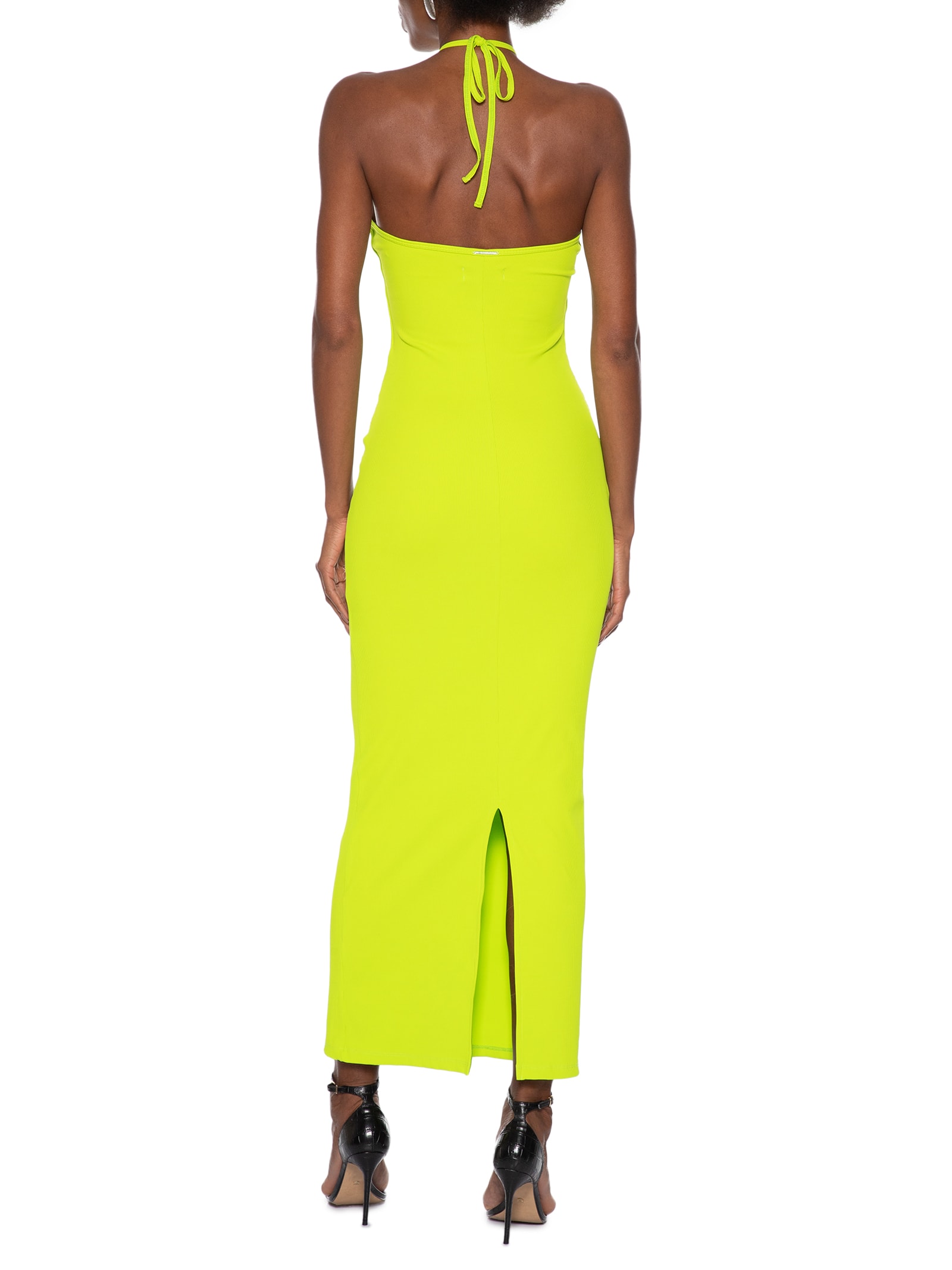 Vestido Super Midi De Alça Verde  My Favorite