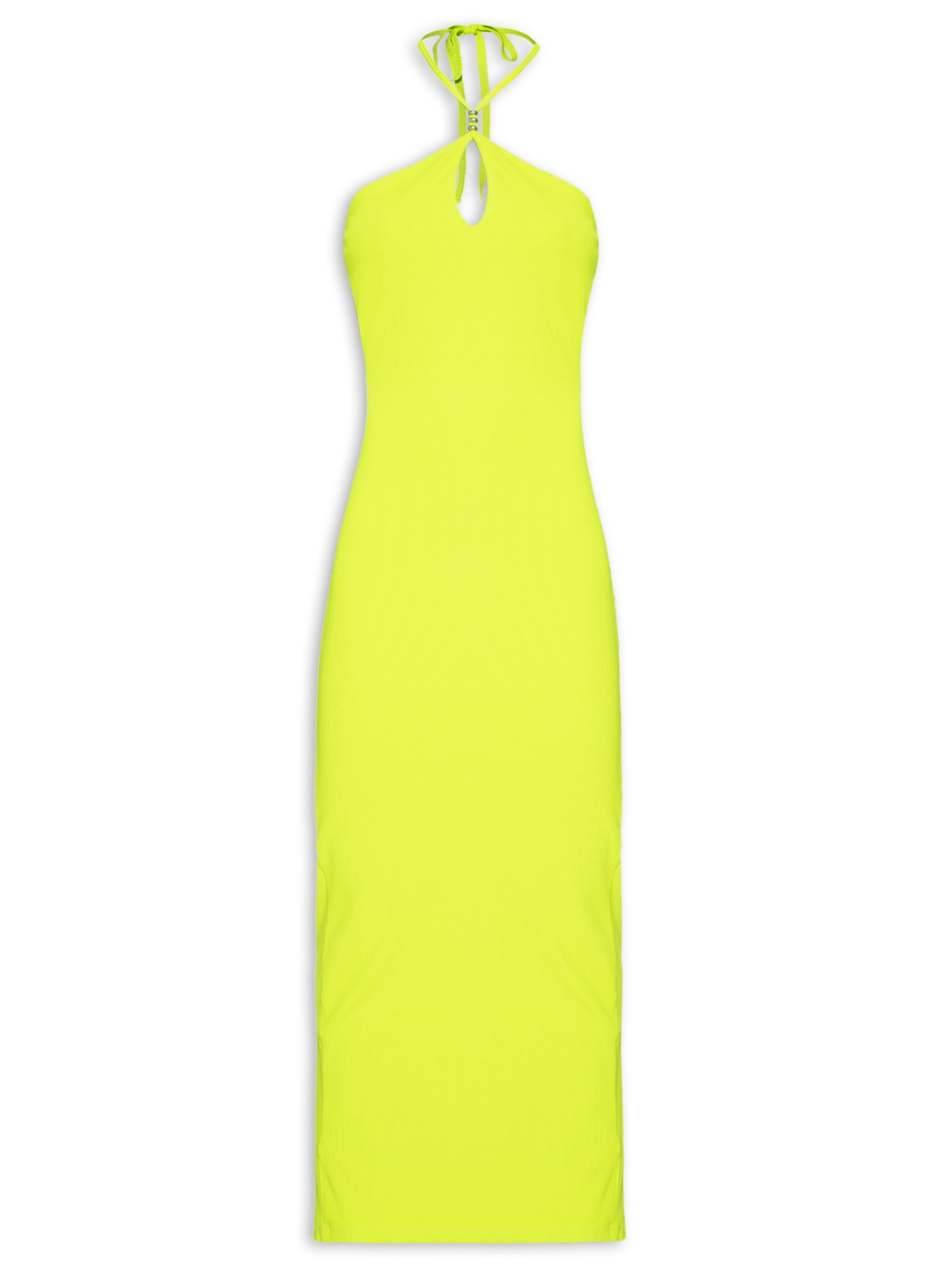 Vestido Super Midi De Alça Verde  My Favorite