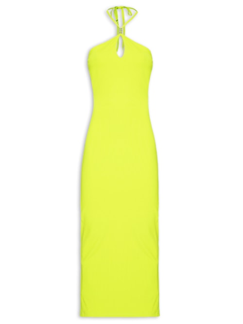 Vestido Super Midi De Alça – Verde