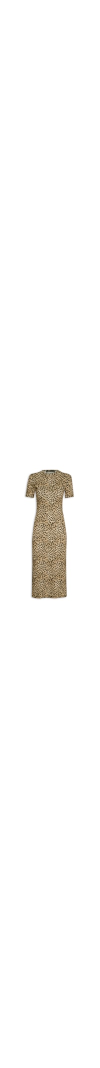 Vestido Super Midi Estampado - Animal Print