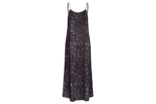 Vestido Super Midi Estampado - Animal Print