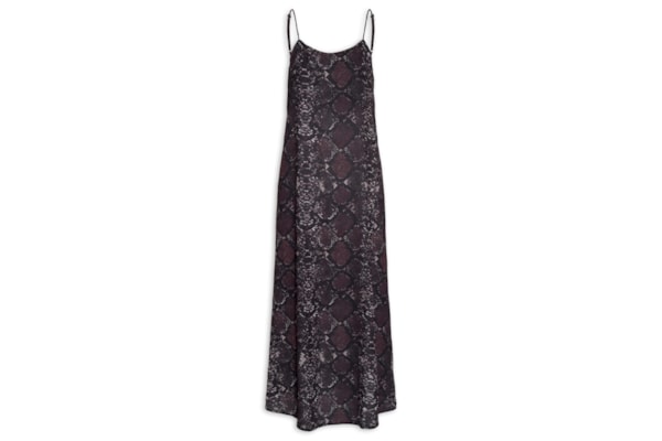 Vestido Super Midi Estampado - Animal Print