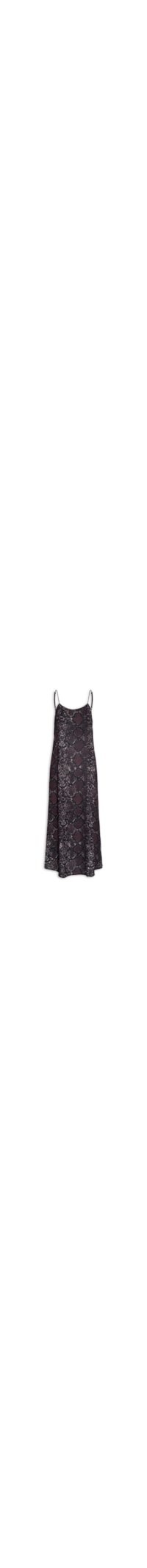 Vestido Super Midi Estampado - Animal Print