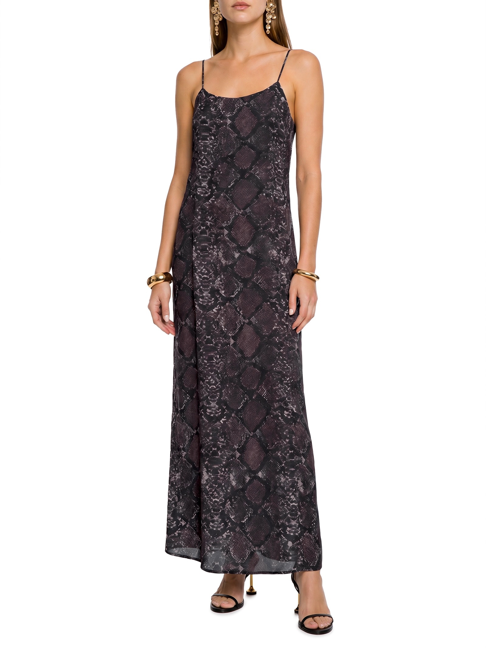 Vestido Super Midi Estampado Animal Print My Favorite