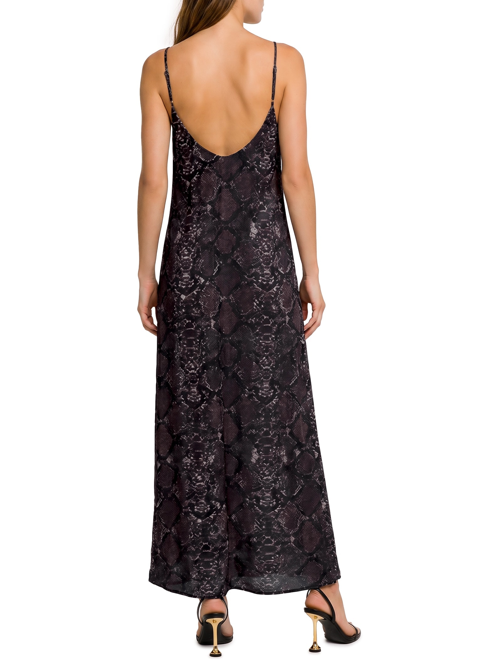 Vestido Super Midi Estampado Animal Print My Favorite