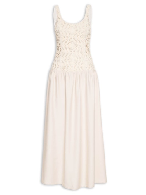 Vestido Super Midi – Off White