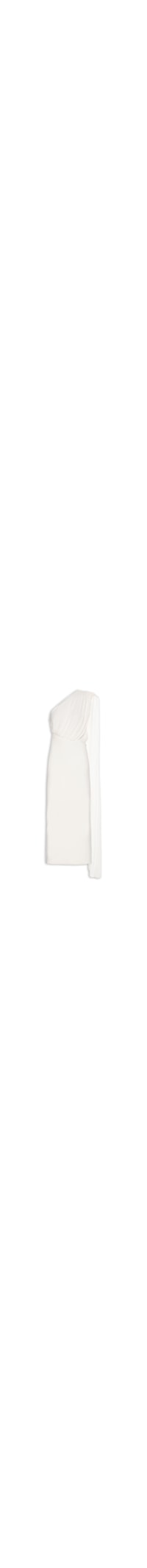 Vestido Super Midi Ombro Único - Branco