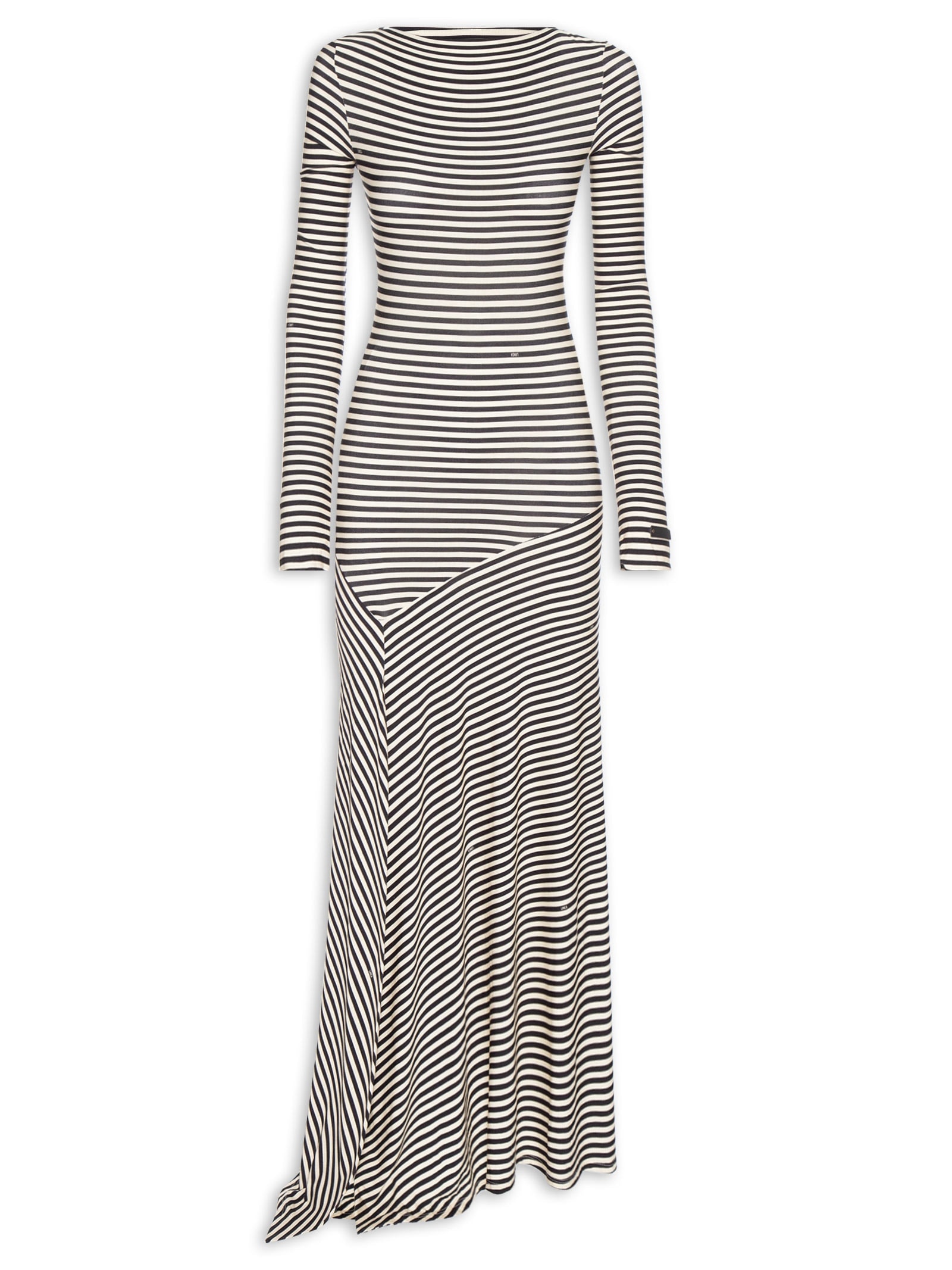 Vestido Super Midi Pontas Assimétricas Azul Lança Perfume