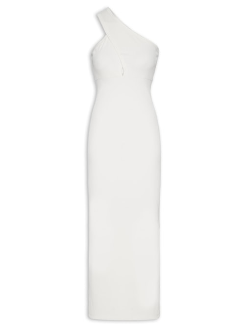 Vestido Super Midi Sem Mangas – Branco