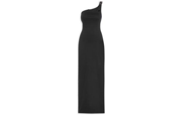 Vestido Super Ombro Único - Preto