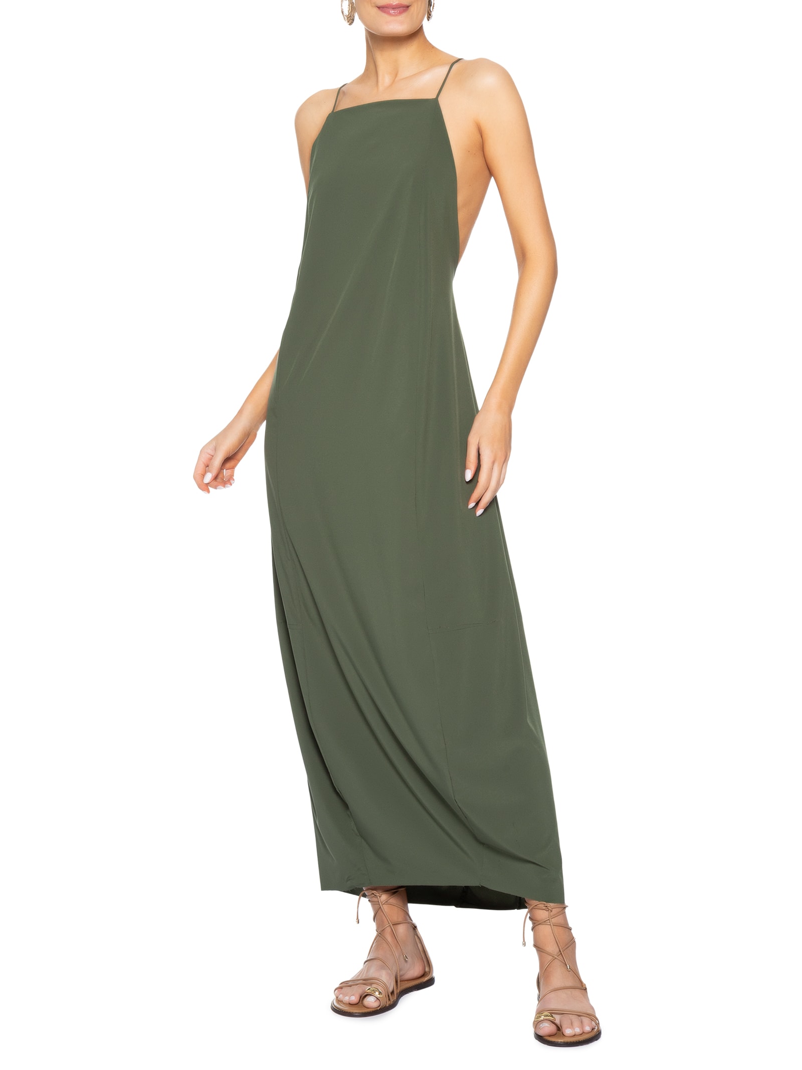Vestido Superlight Baloon Verde Osklen