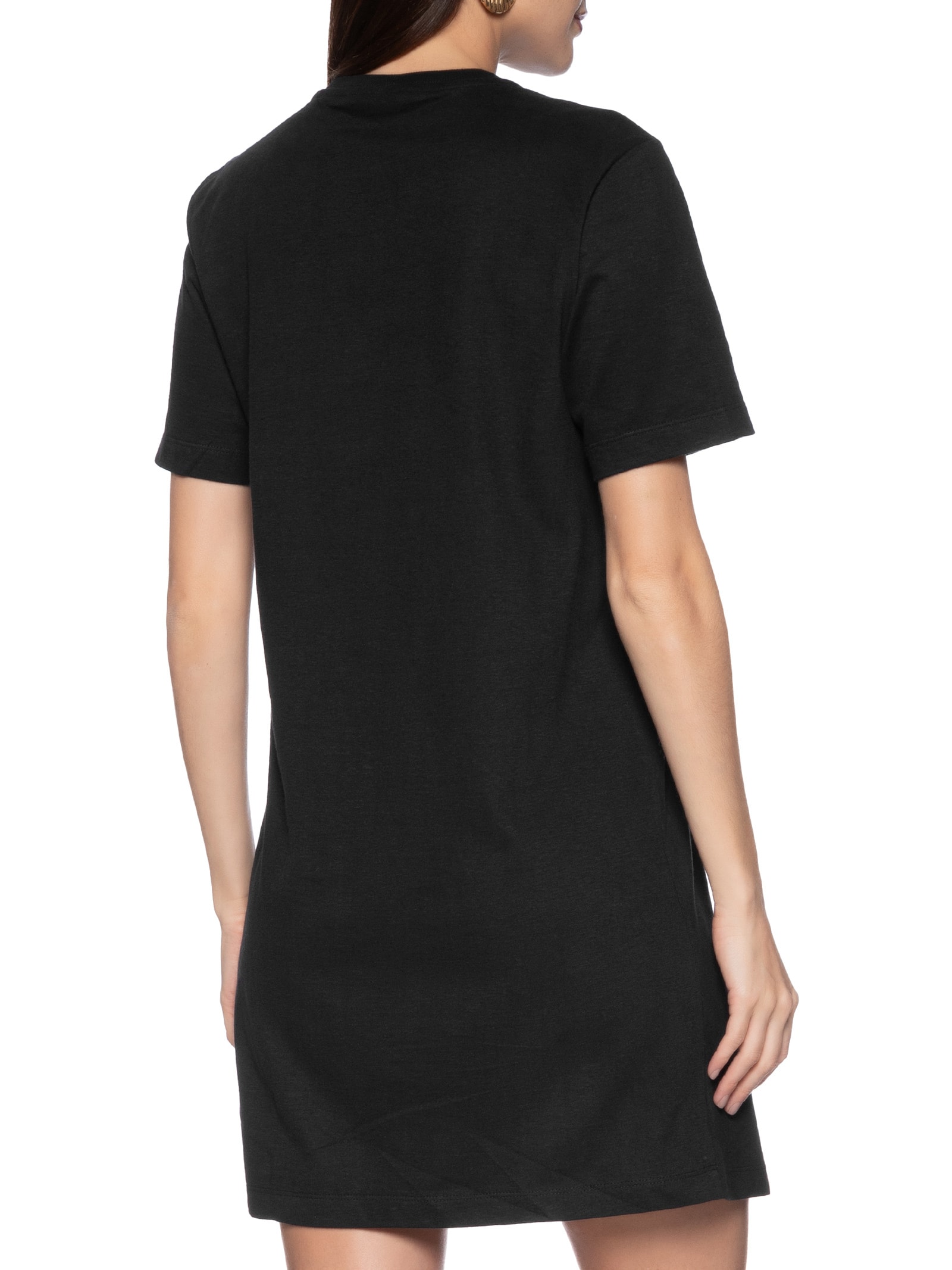 Vestido T-Dress Com Placa Preto Lança Perfume