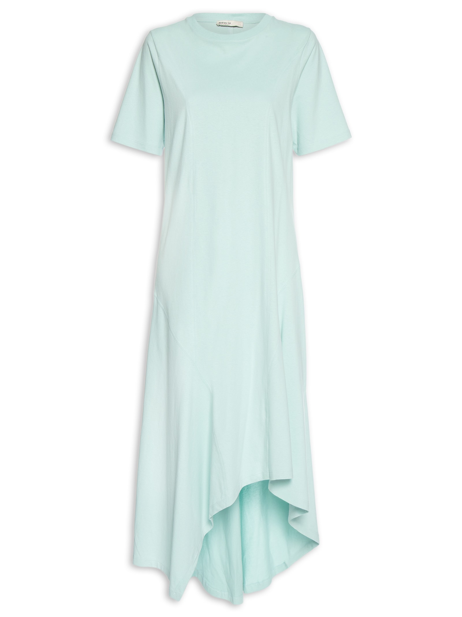 Vestido T-Shirt Bicos Verde Dress To