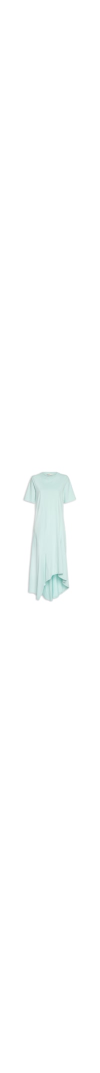 Vestido T-Shirt Bicos - Verde