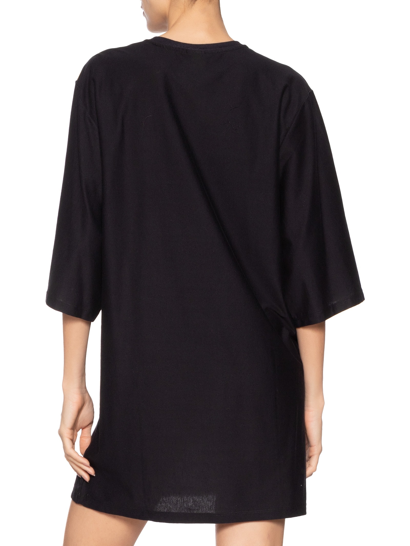 Vestido T-Shirt Big Itacaré Coqueiro Preto Farm