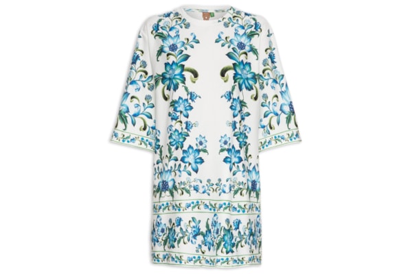 Vestido T-shirt Big Laura - Branco