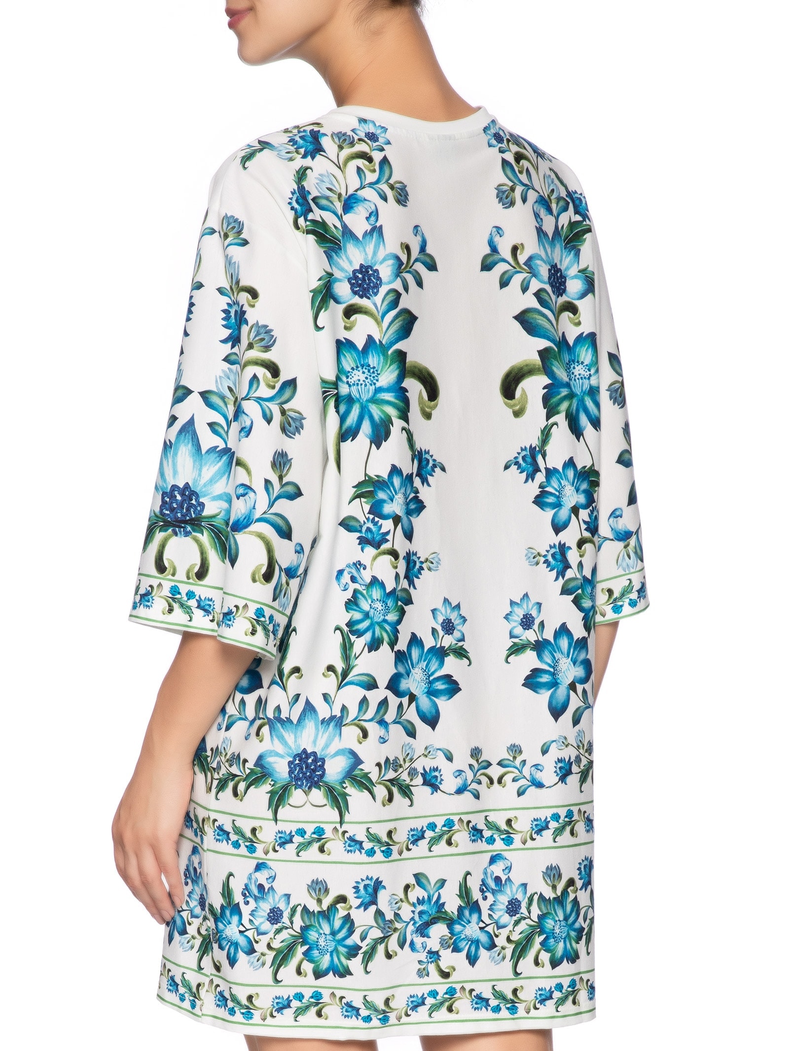 Vestido T-shirt Big Laura Branco Farm