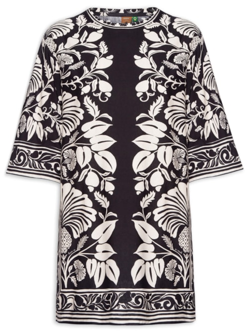 Vestido T-shirt Big Sintra – Preto