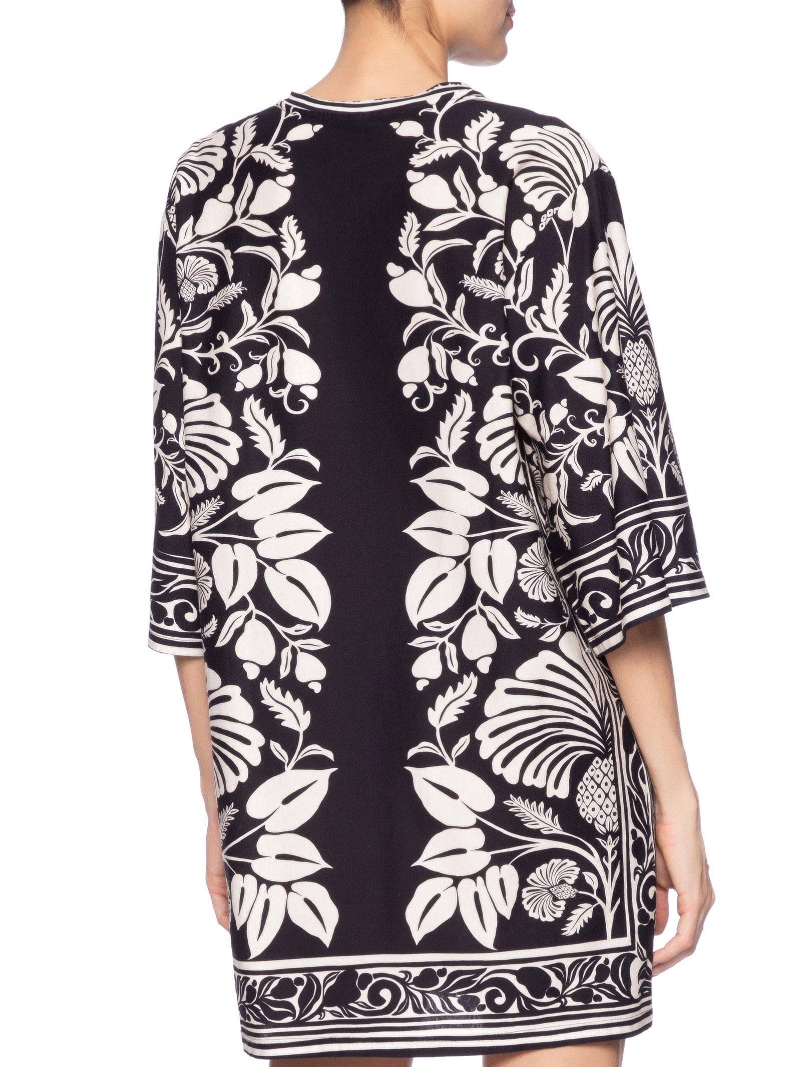 Vestido T-shirt Big Sintra Preto Farm