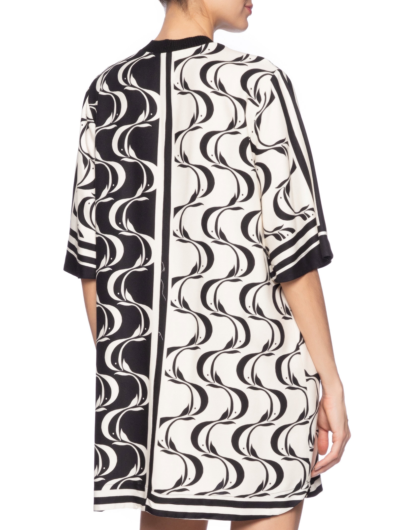 Vestido T-shirt Peixe Copa Preto Farm