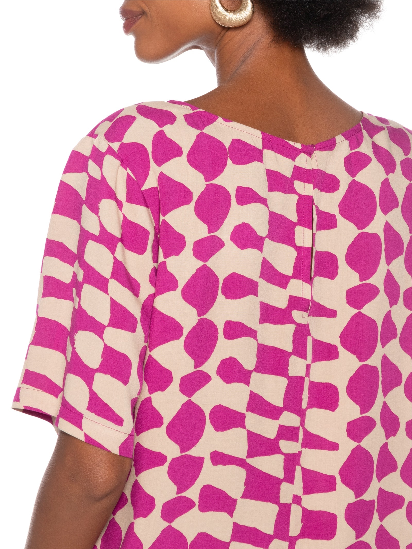 Vestido T-Shirt Tempo Rosa Cantão