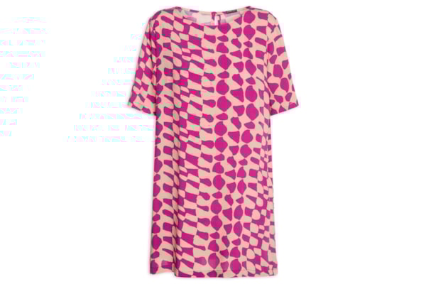 Vestido T-Shirt Tempo - Rosa