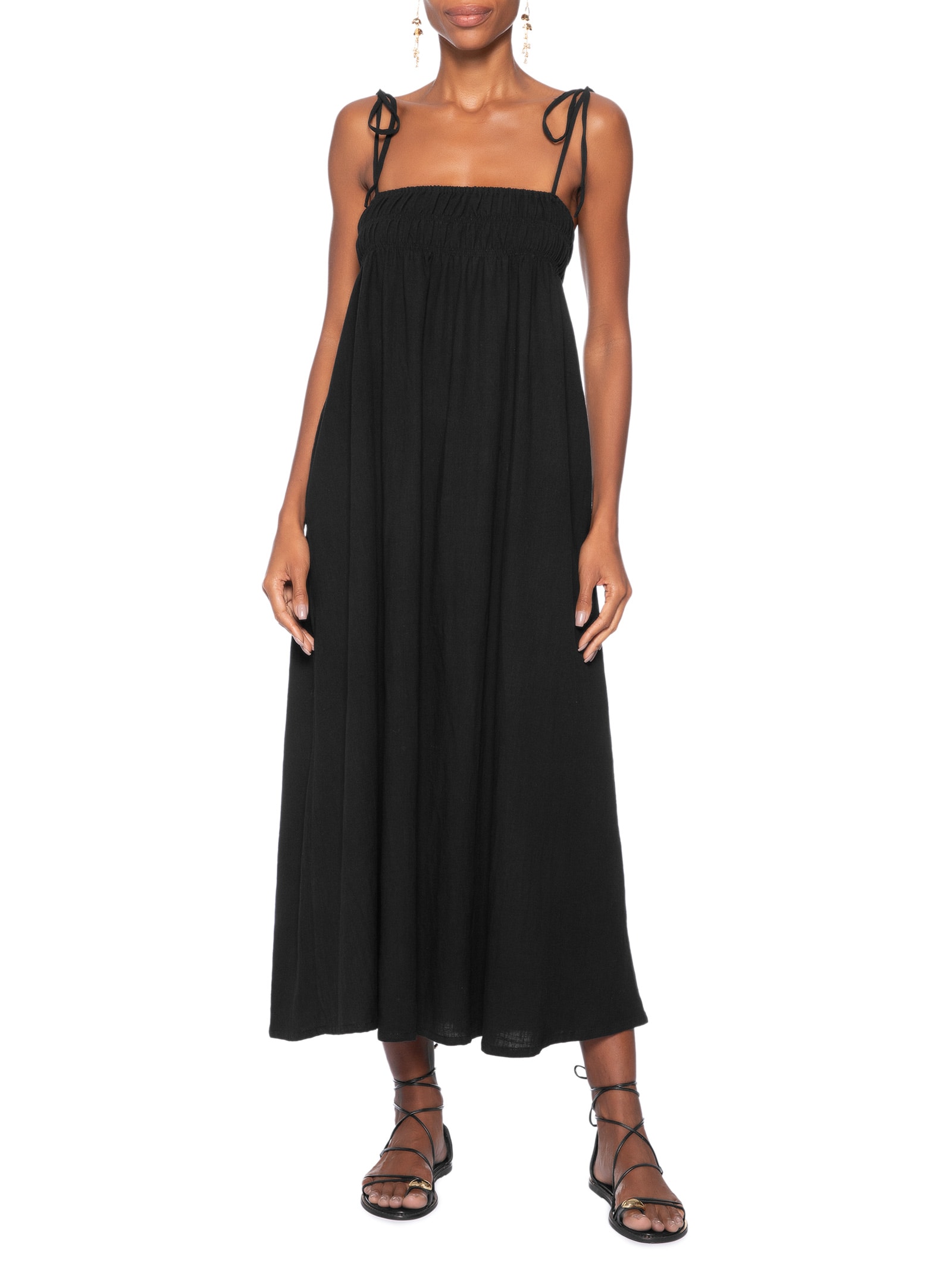 Vestido Tai Ipa Preto Panô