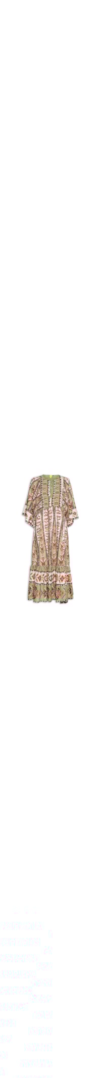 Vestido Tapete De Cor - Verde