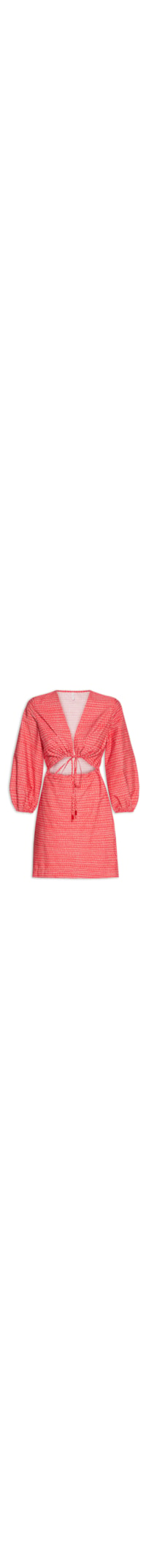 Vestido Tecido Atlanta - Vermelho
