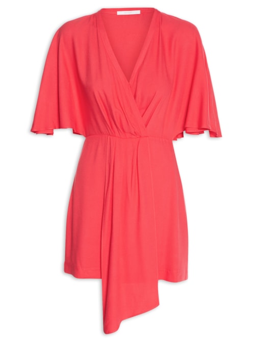 Vestido Tecido Crepe Siena – Rosa