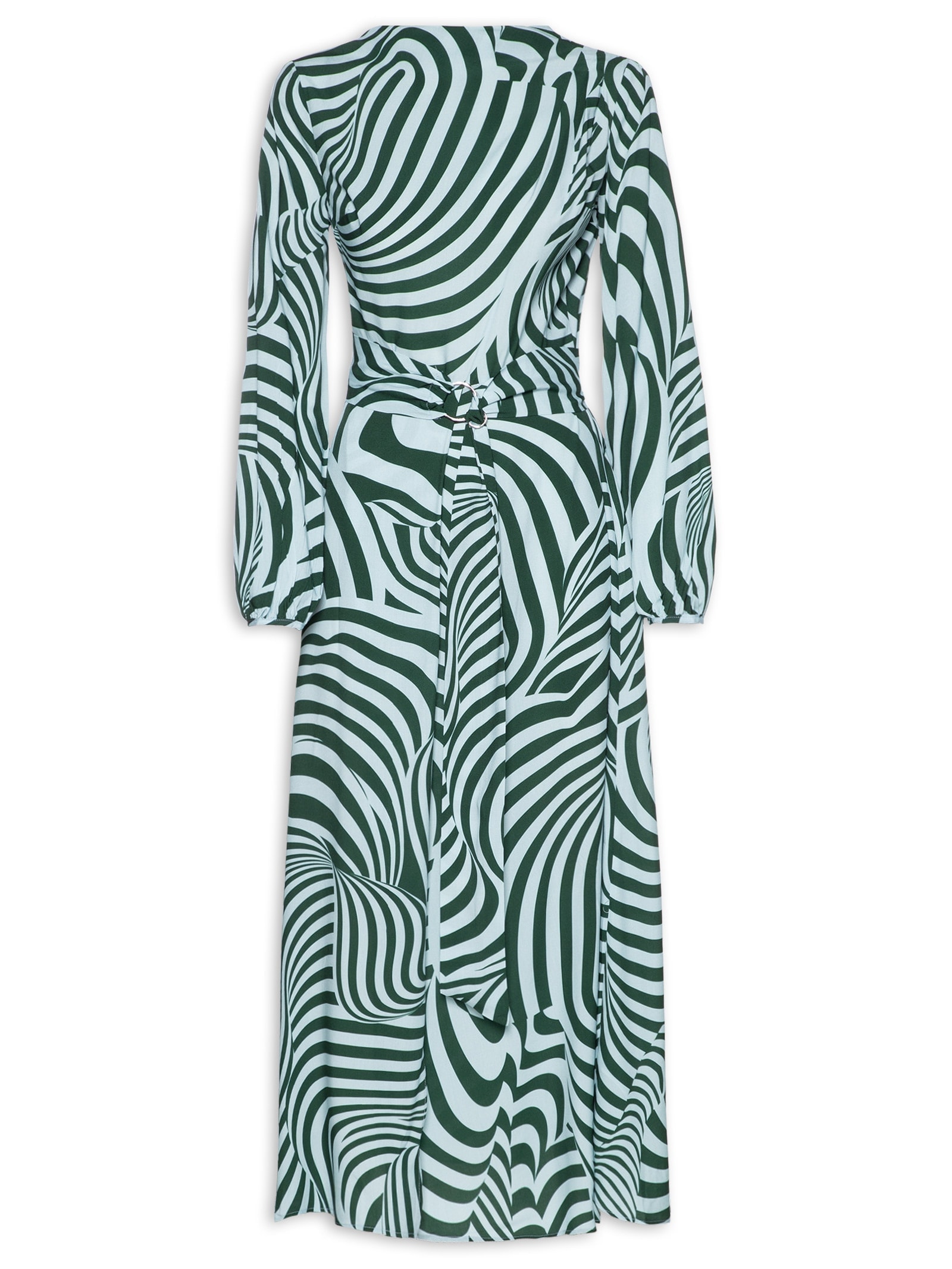 Vestido Tecido Rayon Bali Azul Lez A Lez