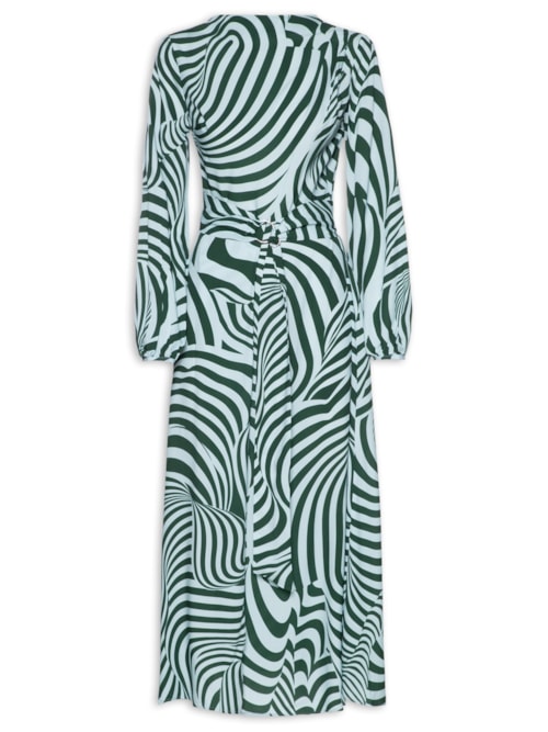 Vestido Tecido Rayon Bali – Azul