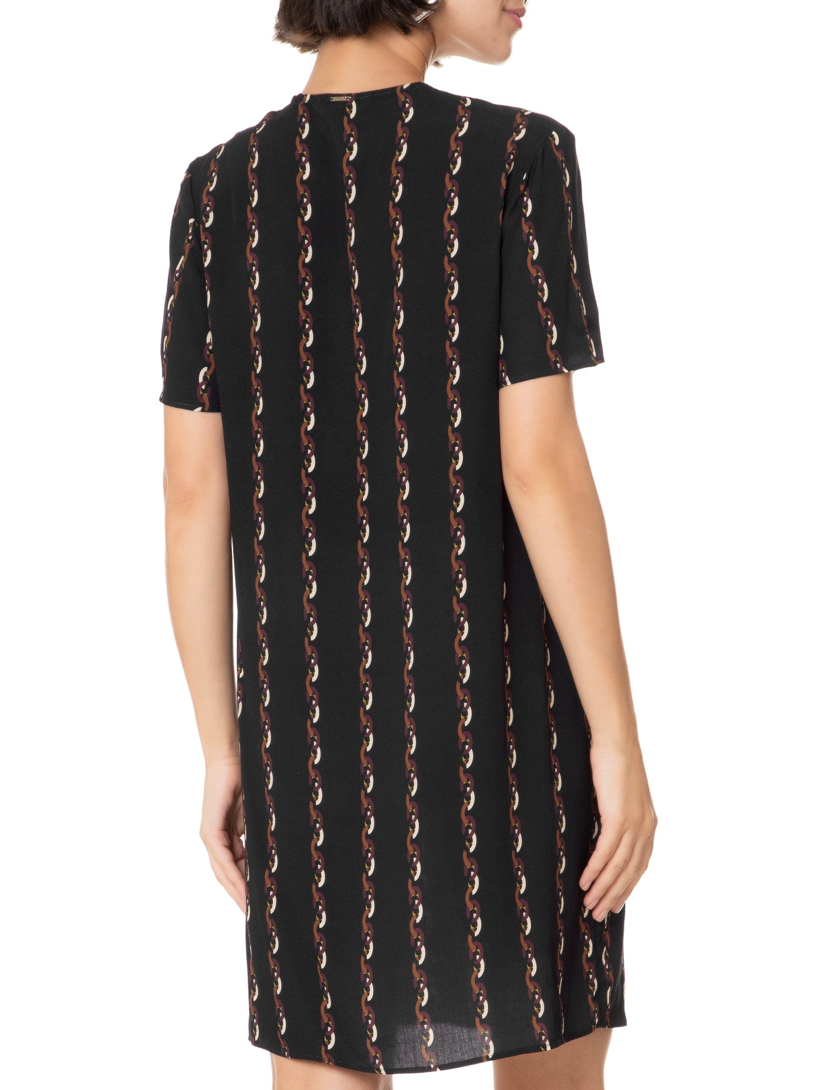 Vestido Tecido Rayon Bali Preto Lez A Lez